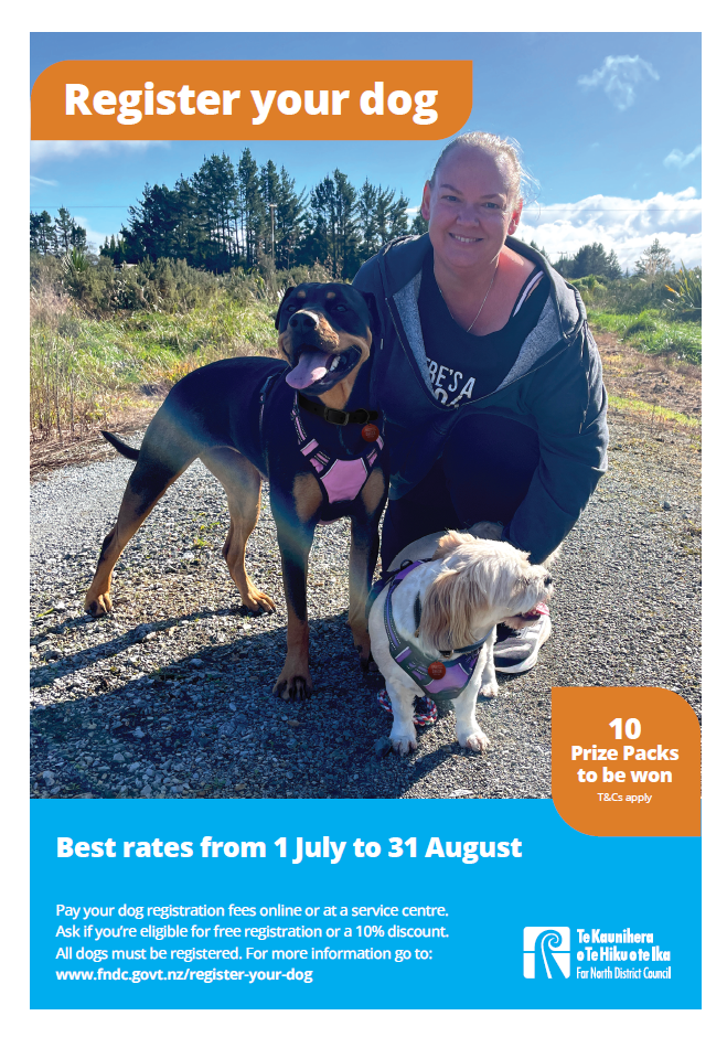 Jody with her rescue pup Storm and her 'fur sister' Roxy going walkies for the dog reg campaign 2025
