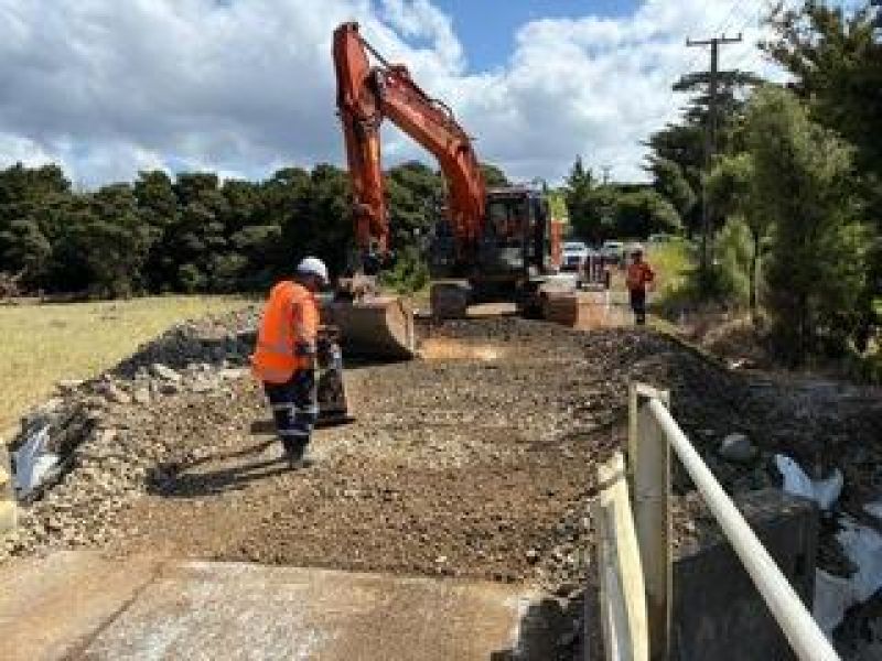 Huge effort reopens Ngaiotonga bridge 