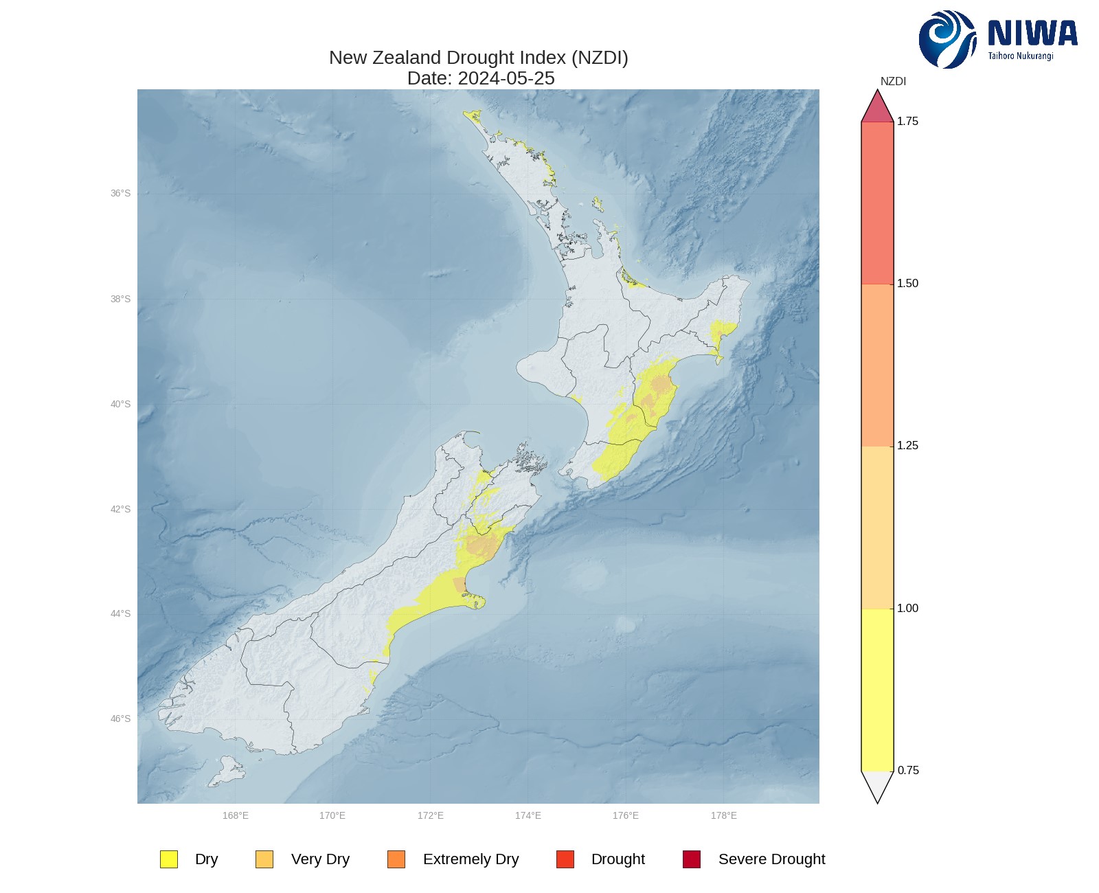 Drought index May 2024