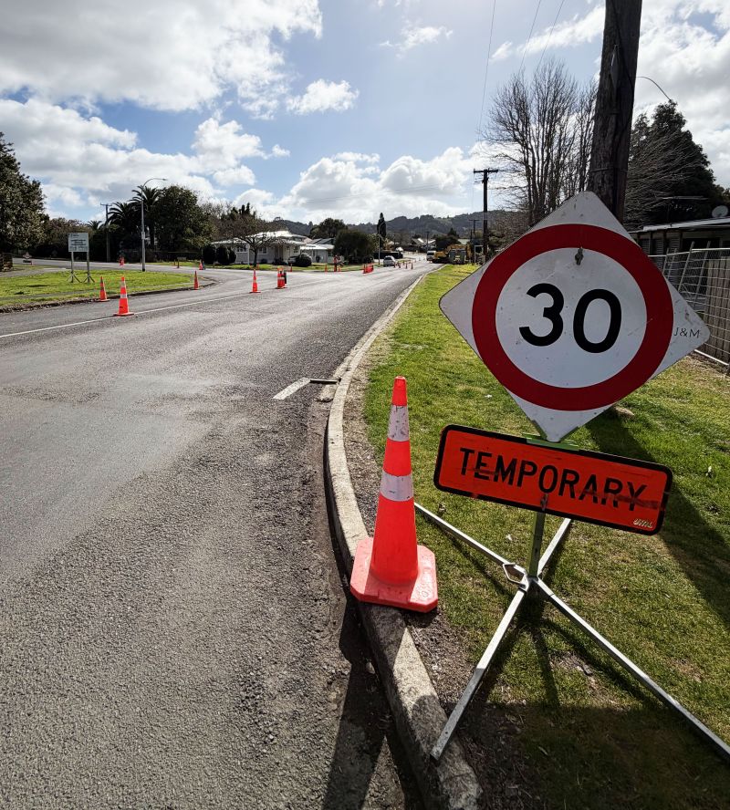 Temporary road closure for Kaikohe upgrade