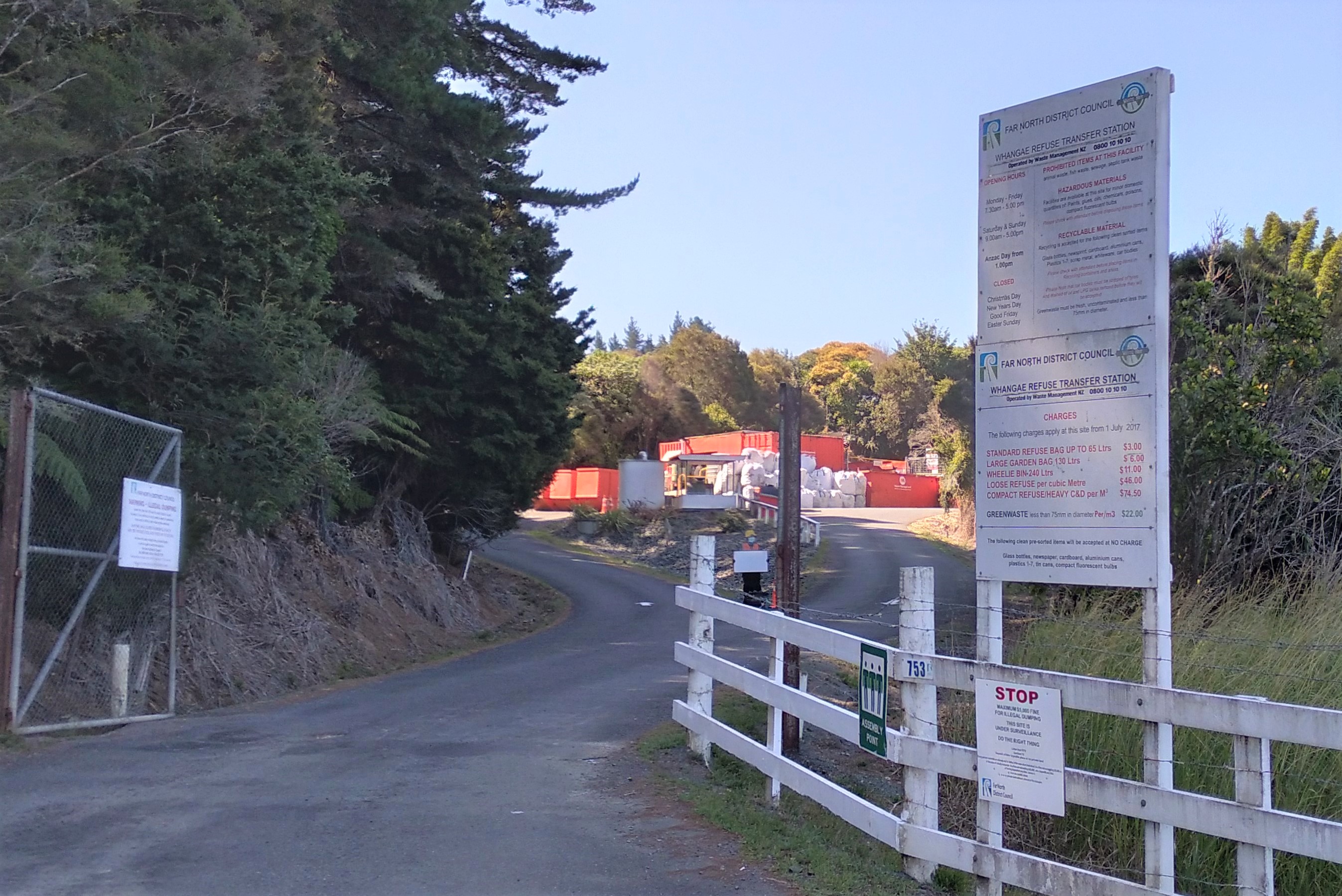 Whangae Refuse Transfer Station